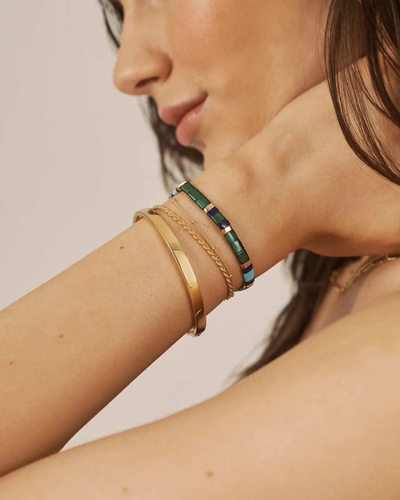 Wave Bangle Bracelet - Image 4