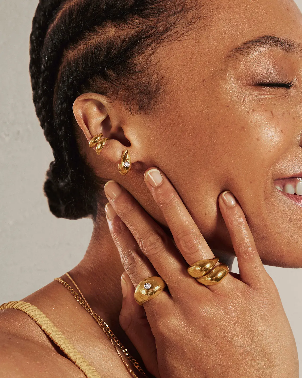 Golden Stack Ring - Image 2