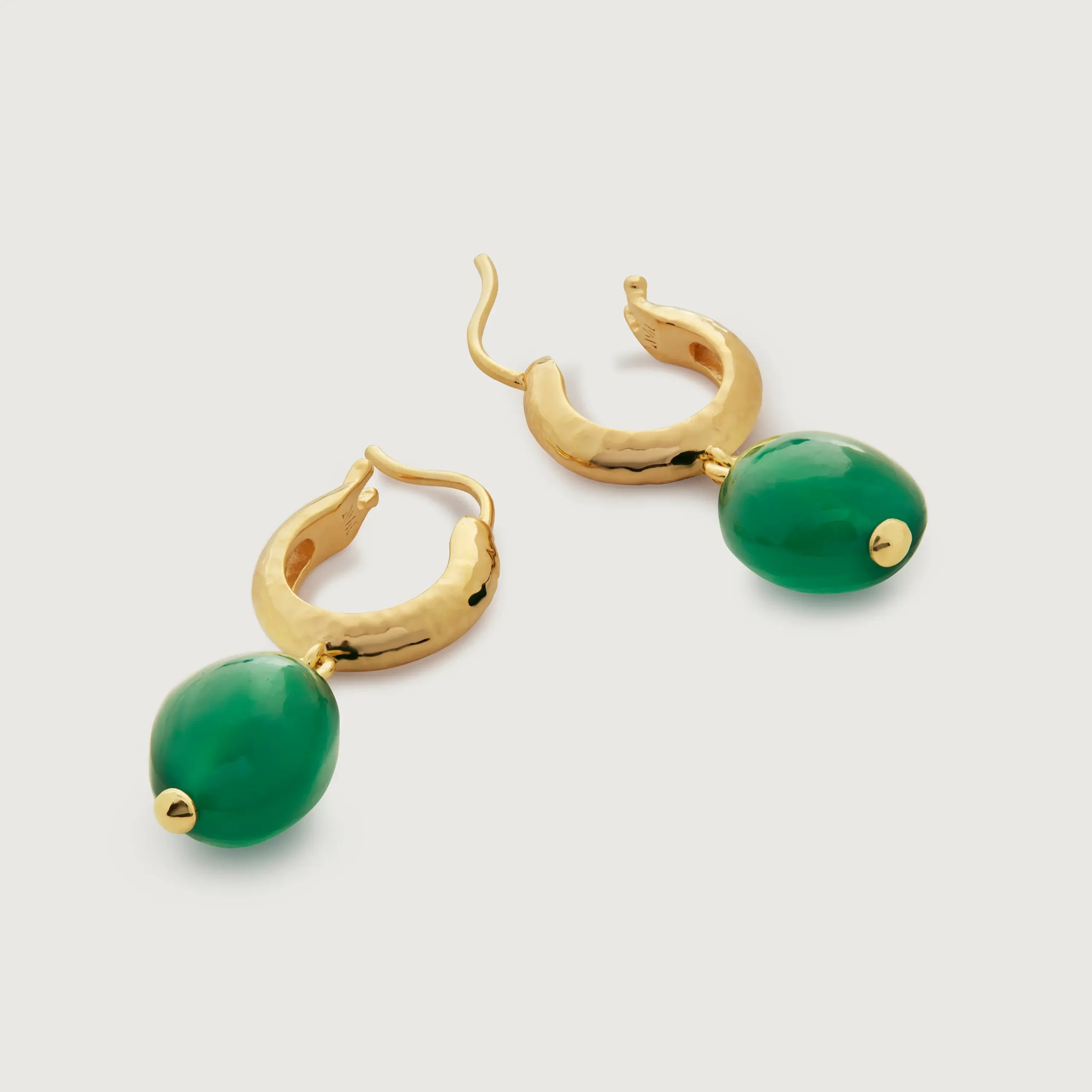 Green Gemstone Earrings