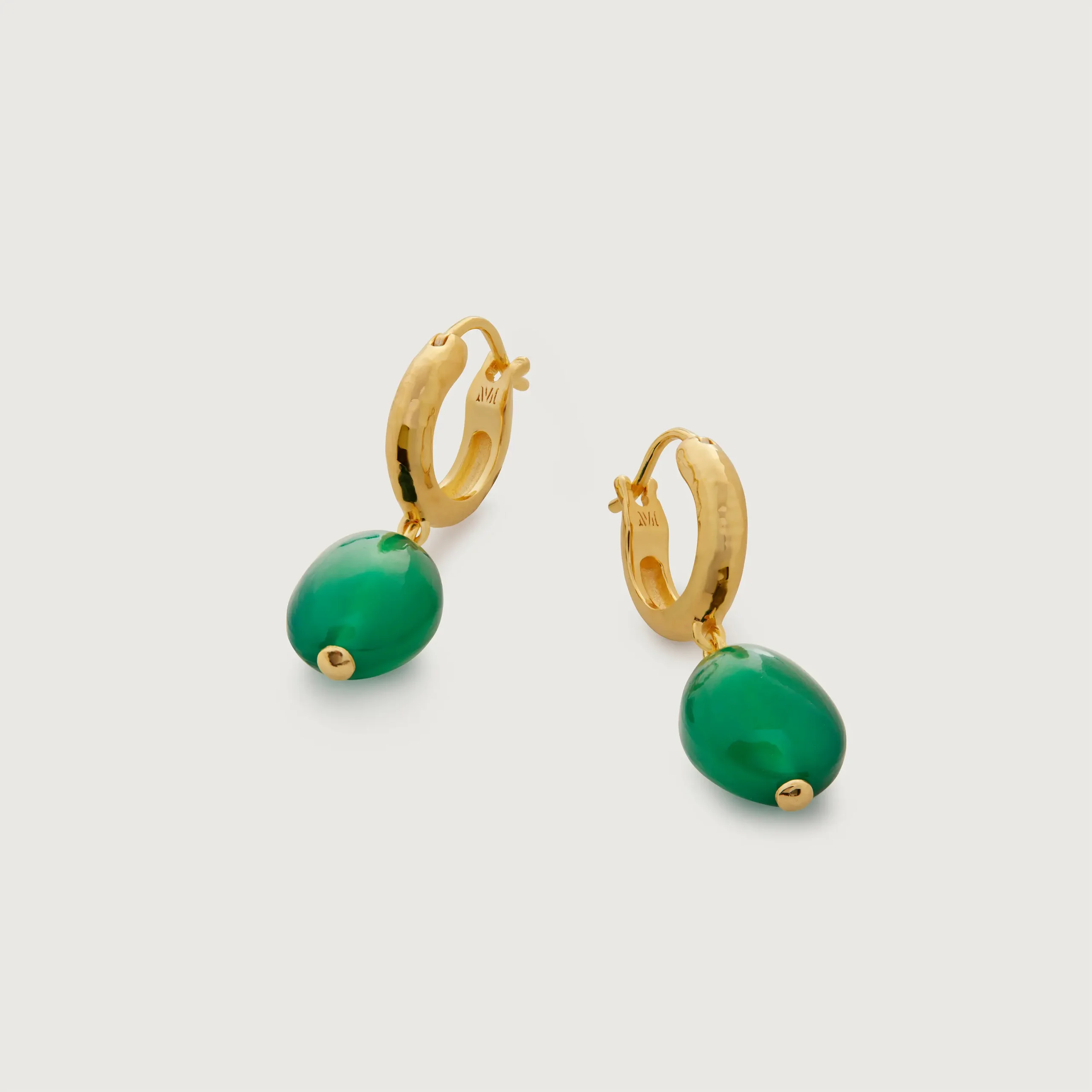 Green Gemstone Earrings - Image 3